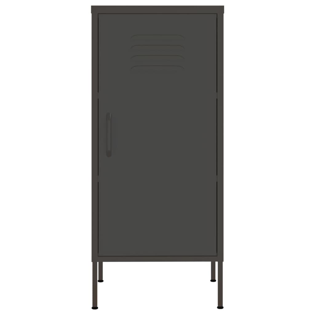 vidaXL Storage Cabinet Anthracite 42.5x35x101.5 cm Steel