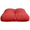 vidaXL Pallet Cushion Red 50x40x12 cm Fabric