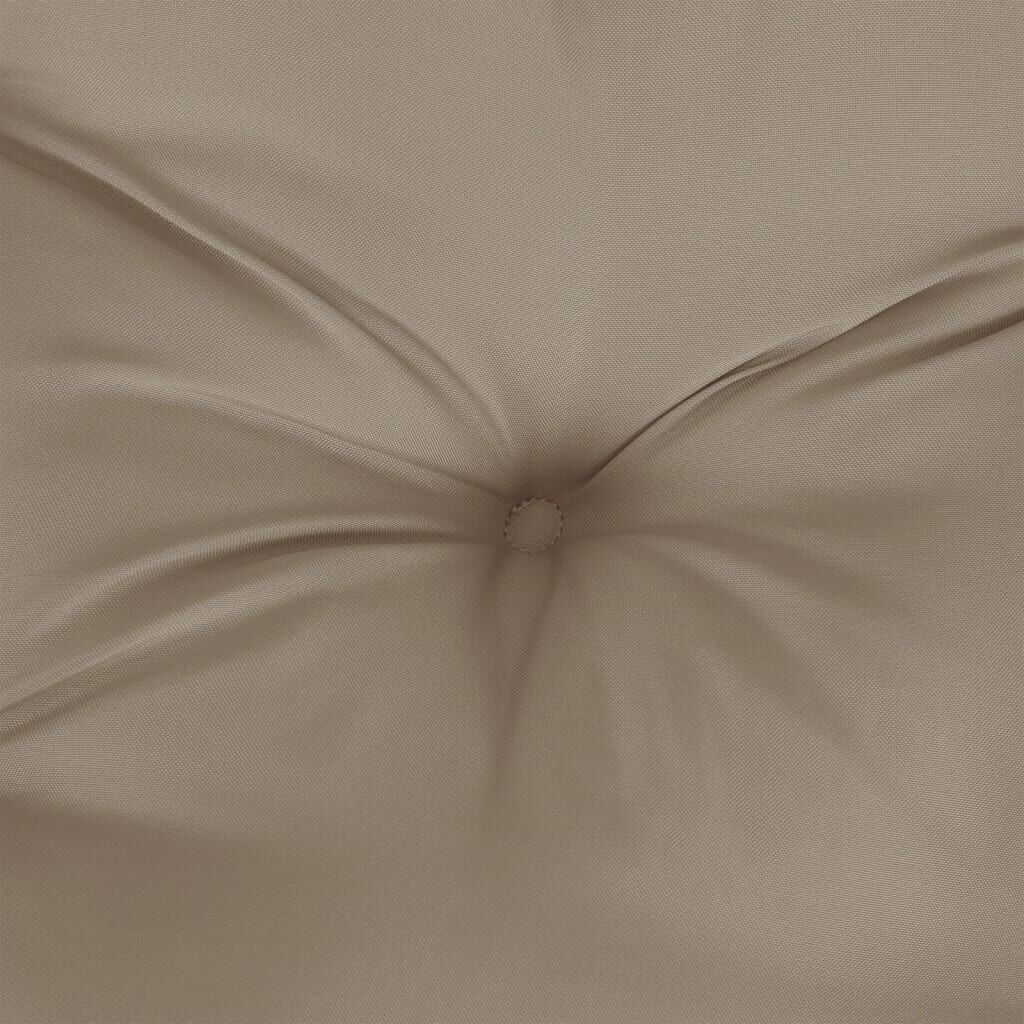 vidaXL Pallet Cushion Taupe 120x40x12 cm Fabric