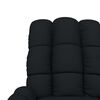 vidaXL Recliner Chair Black Fabric