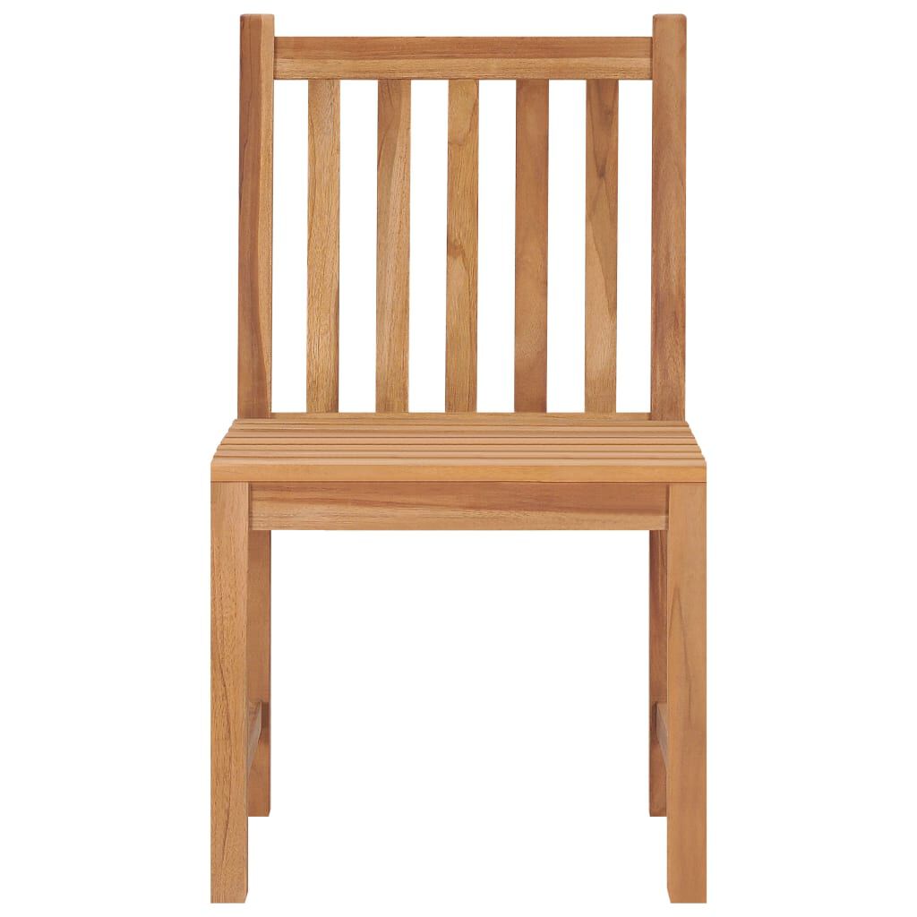 vidaXL Garden Chairs 8 pcs with Cushions Solid Teak Wood