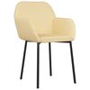vidaXL Dining Chairs 2 pcs Cream Velvet