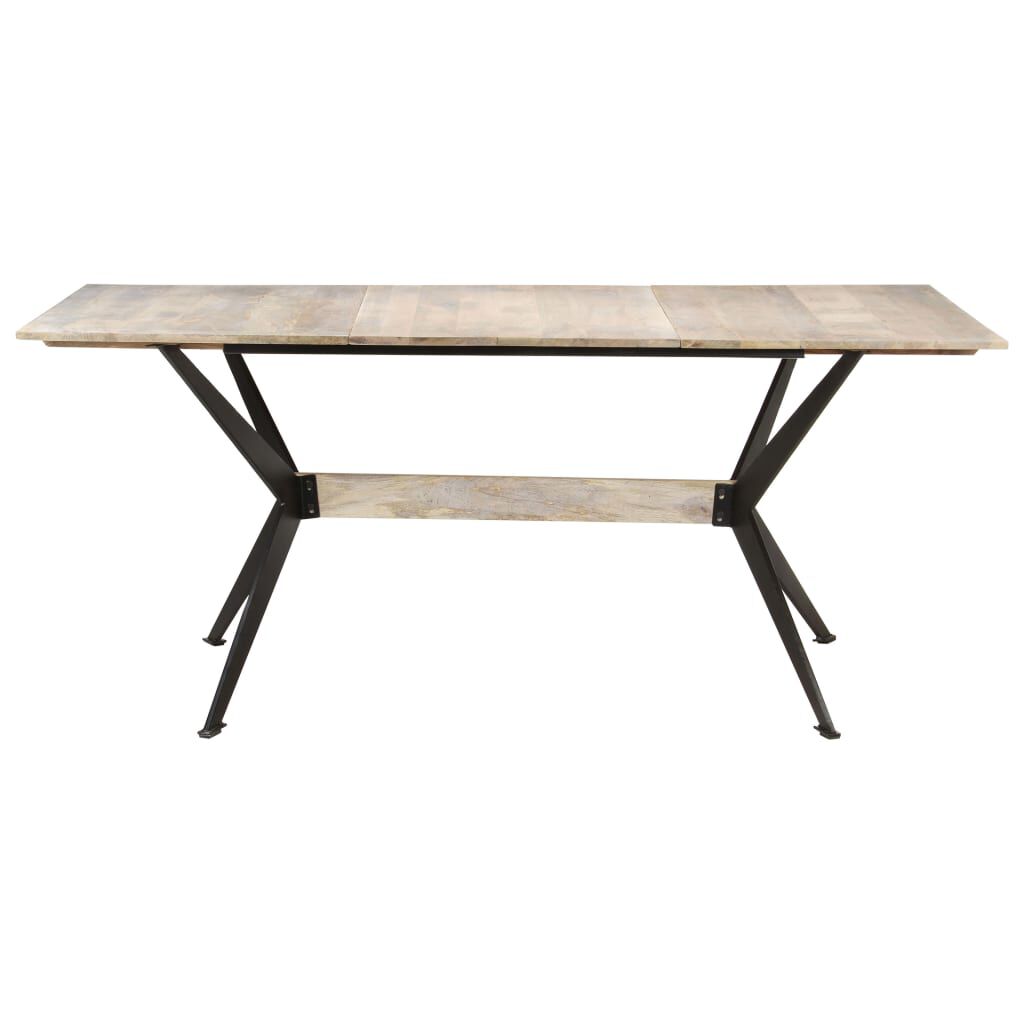 vidaXL Dining Table 180x90x76 cm Solid Mango Wood
