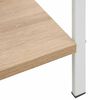 vidaXL 3-Layer Book Shelf Oak 60x27.6x90.5 cm Engineered Wood