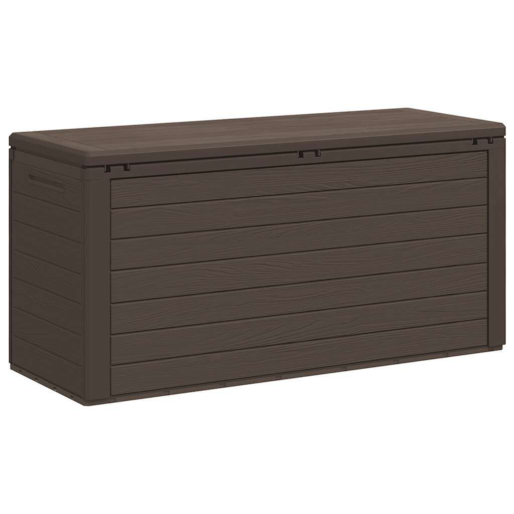 vidaXL Garden Storage Box Brown 116x44x55 cm