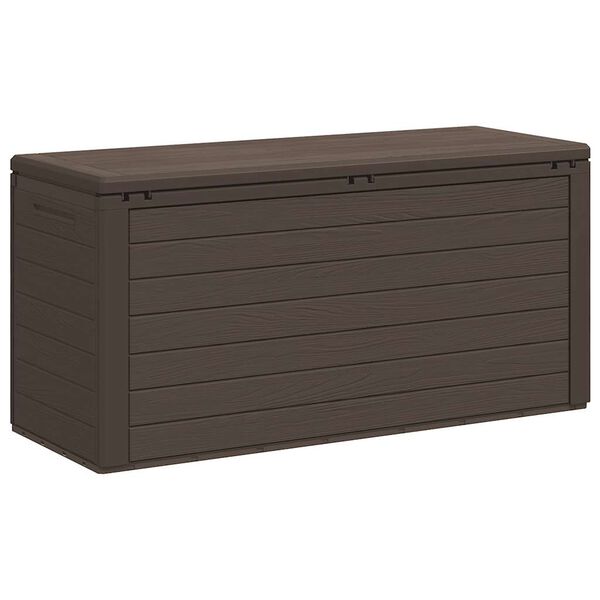 vidaXL Garden Storage Box Brown 116x44x55 cm