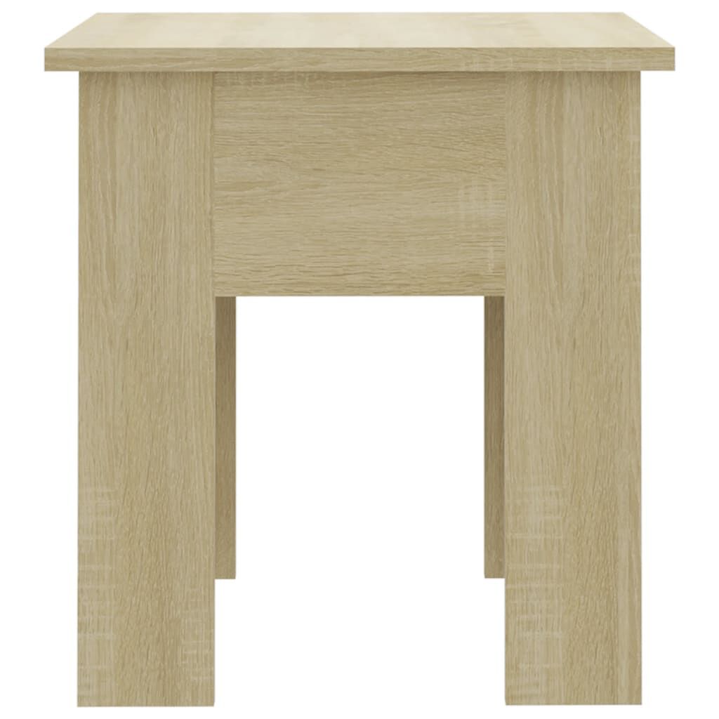 vidaXL Coffee Table Sonoma Oak 40x40x42 cm Engineered Wood