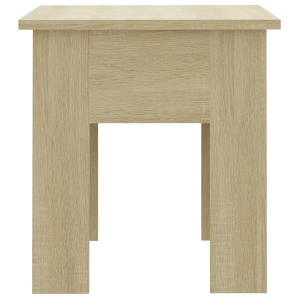 vidaXL Coffee Table Sonoma Oak 40x40x42 cm Engineered Wood