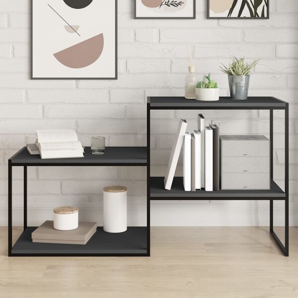 vidaXL Bookshelf Boards 4 pcs Grey 60x40x1.5 cm Engineered Wood