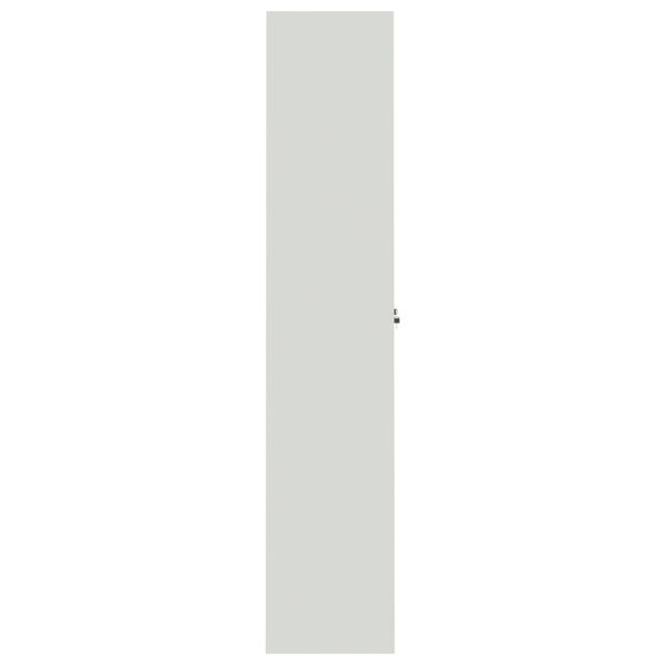 vidaXL File Cabinet Light Grey 105x40x180 cm Steel