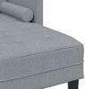vidaXL Sofa Set Light grey 173 x 131 x 67 cm Fabric