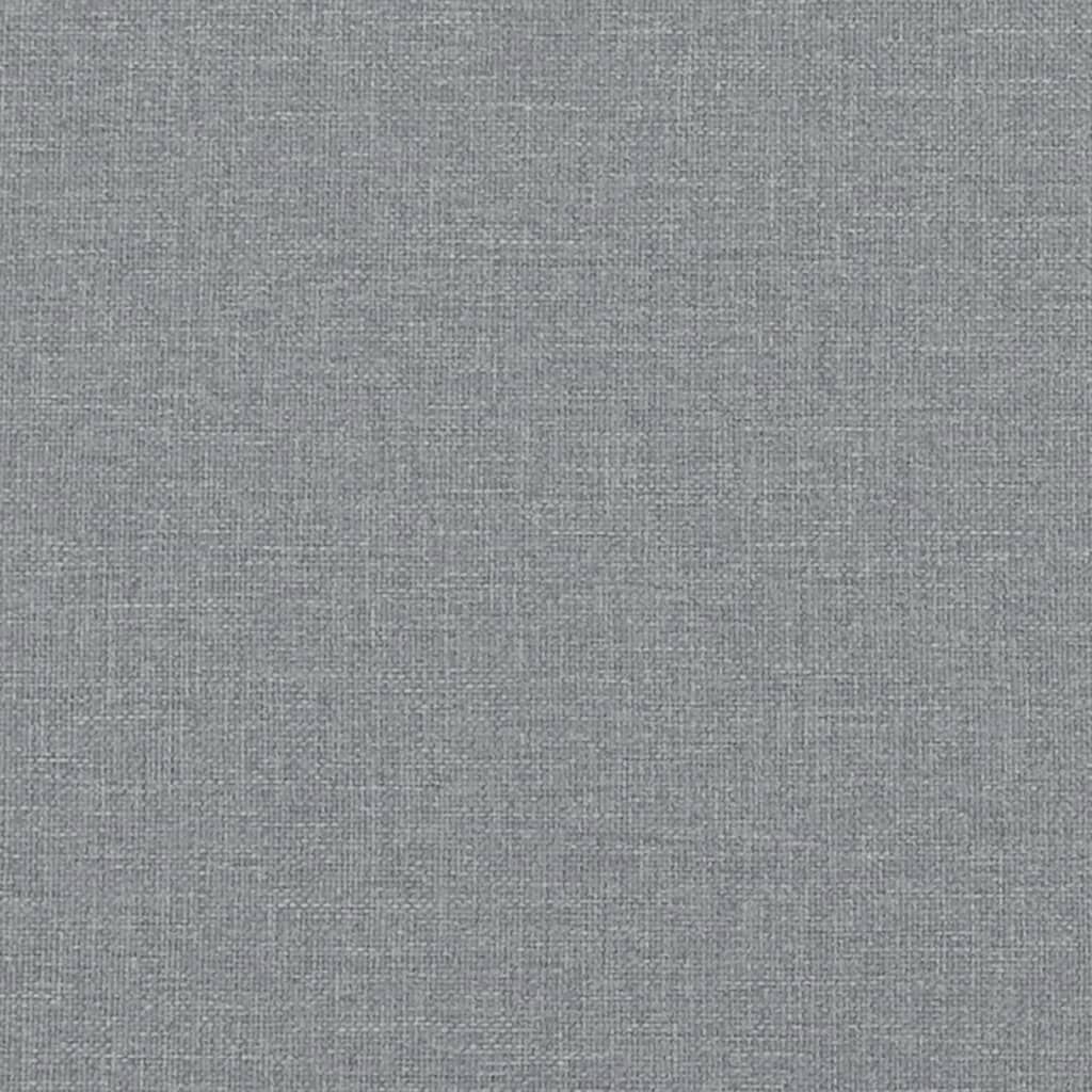 vidaXL 2-Seater Sofa Light Grey 140 cm Fabric