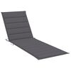 vidaXL 2-Person Sun Lounger with Cushions Bamboo
