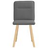 vidaXL Dining Chairs 2 pcs Dark Grey Fabric