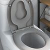vidaXL Quick Release Toilet suitable for Seat Grey