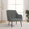 vidaXL Armchair Dark Grey 63x76x80 cm Fabric