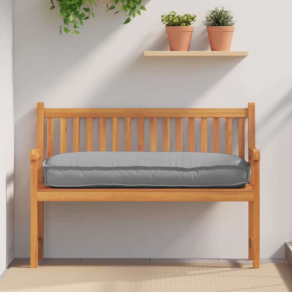 vidaXL Cushion Grey 120 x 50 x 12 cm Oxford Fabric