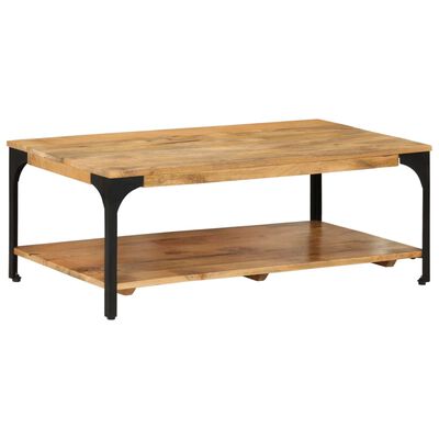 vidaXL Coffee Table Mango Wood 100x60x38 cm