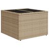 vidaXL 7 Piece Garden Sofa Set with Cushions Beige Poly Rattan