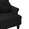 vidaXL Bench with Cushions Black 120.5x65x75 cm Velvet