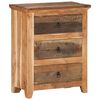 vidaXL Sideboard 60x33x75 cm Solid Acacia Wood and Reclaimed Wood