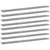 vidaXL Bookshelf Boards 8 pcs Concrete Grey 100x10x1.5 cm Engineered Wood