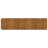 vidaXL Lawn Edgings 10 pcs 25x103 cm Flexible Corten steel