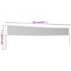 vidaXL Volleyball Net Yellow and Black 823x244 cm PE Fabric