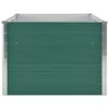 vidaXL Raised Garden Bed 160x80x45 cm Galvanised Steel Green
