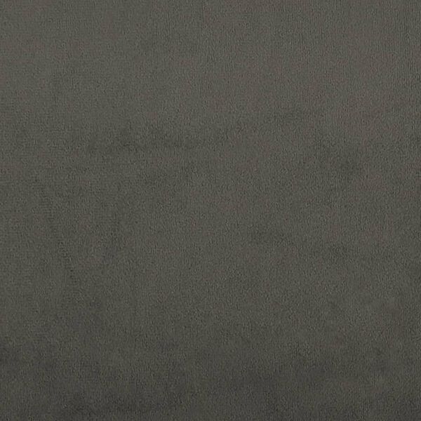 vidaXL Pocket Spring Bed Mattress Dark Grey 100x203x20 cm Twin XL Velvet