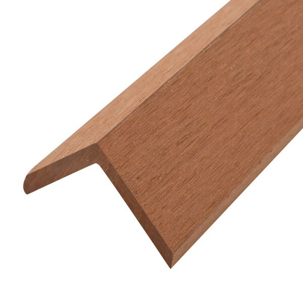 vidaXL 5 pcs Decking Angle Trims WPC 170 cm Light Brown