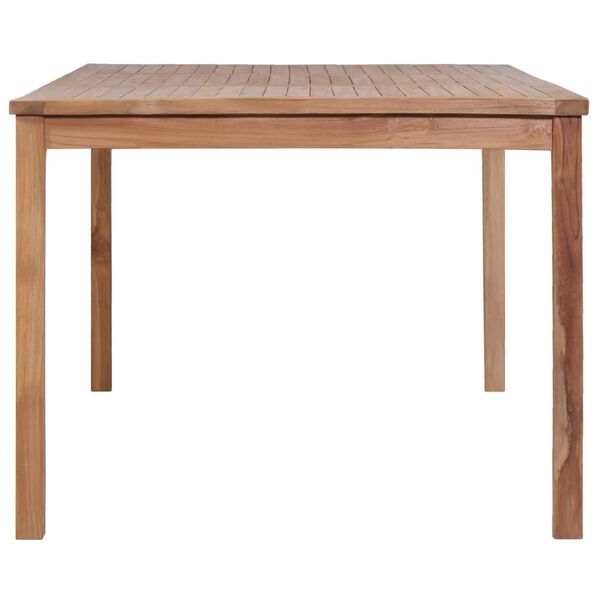 vidaXL 9 Piece Garden Dining Set Solid Teak Wood