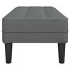 vidaXL Bench Dark grey 113 x 57 x 39 cm Fabric