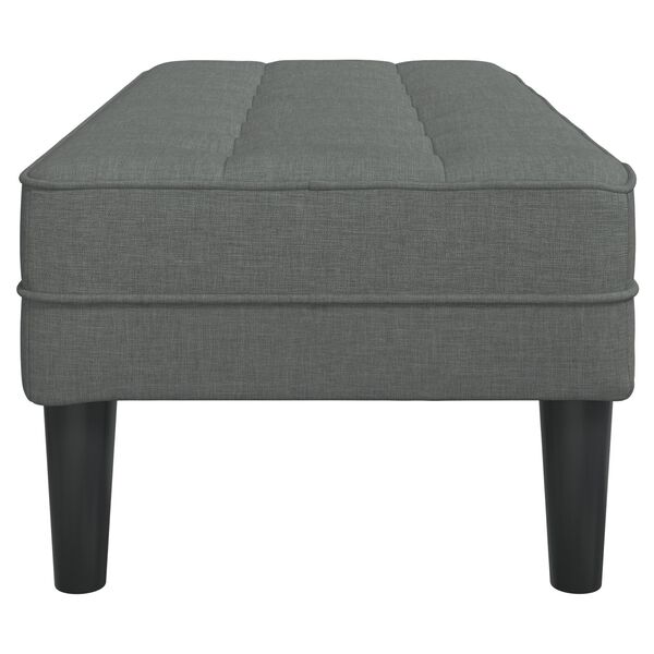 vidaXL Bench Dark Grey 113x57x39 cm Fabric