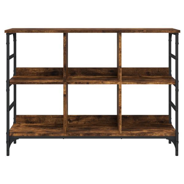 vidaXL Sideboard Smoked Oak 102x32x73.5 cm Engineered Wood