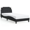 vidaXL Bed Frame with LED without Mattress "Zadar" Black 100x190 cm