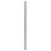 vidaXL Fence Posts 2 pcs Aluminium 185 cm