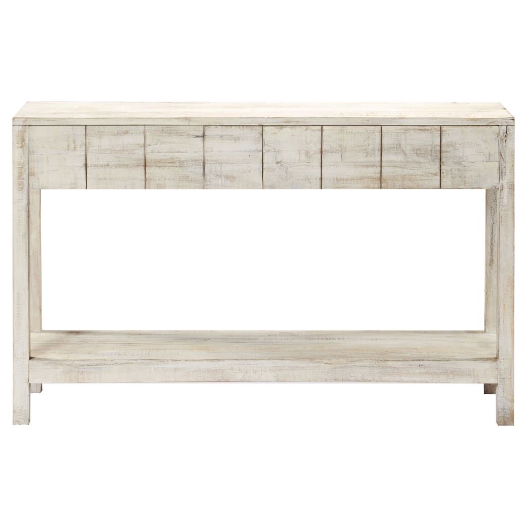vidaXL Console Table 120x35x75 cm Solid Mango Wood