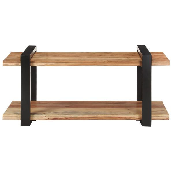 vidaXL TV Cabinet 90x40x40 cm Solid Acacia Wood