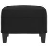 vidaXL Footstool Black 60x50x41 cm Faux Leather