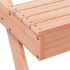vidaXL Picnic Table 105x134x75 cm Solid Wood Douglas