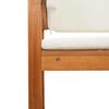 vidaXL Garden Bench Set 5 pcs Brown Solid acacia wood
