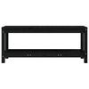 vidaXL Garden Bench Black 108x35x45 cm Solid Wood Pine