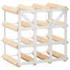 vidaXL Wine Rack for 12 Bottles Solid Pinewood
