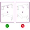 vidaXL Wall Shelf Light Brown 140x30x(2-4) cm Treated Solid Wood Oak