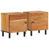 vidaXL Bedside Cabinets 2 pcs 40x33x46 cm Solid Wood Acacia