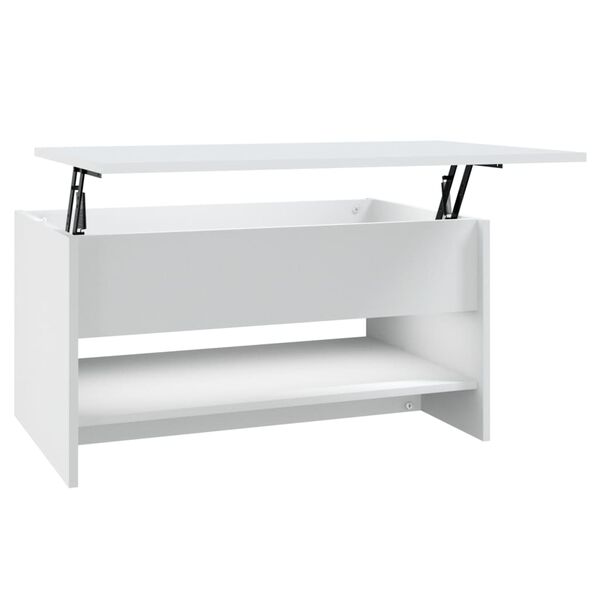 vidaXL Coffee Table White 80x50x40 cm Engineered Wood