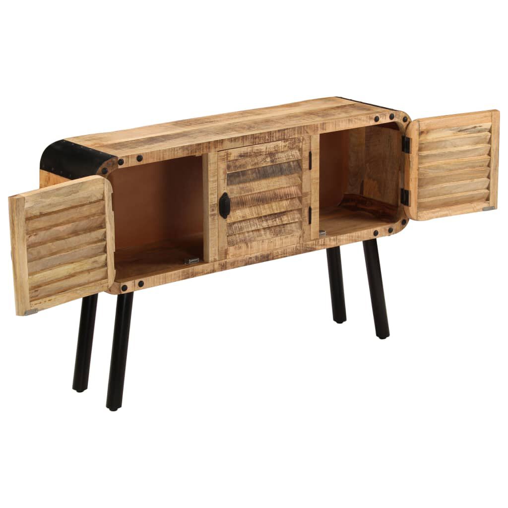 vidaXL Sideboard Solid Mango Wood 120x30x76 cm