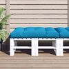 vidaXL Pallet Cushion Blue 120x80x12 cm Fabric