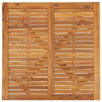vidaXL Garden Table 110x110x75 cm Solid Wood Acacia
